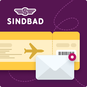 Собака Павлова • Sindbad • Дизайн авиабилета